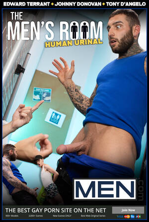 mens room - MEN.com: Edward Terrant, Johnny Donovan and Tony D'Angelo in 'The Men's Room:  Human Urinal' - WAYBIG