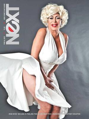 Marilyn Monroe Xxx Porn - See Mob Wives' Big Ang Channel Marilyn Monroe on the Cover of Next Magazine