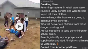 nude africa videos - FACT CHECK: Viral video of armed men wey naked students come from Nigeria?  - BBC News Pidgin