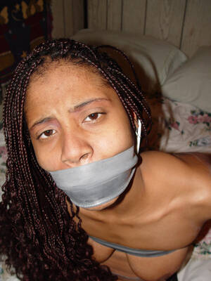 black bitch gagged - Black bitch, naked tightly bound and gagged | MOTHERLESS.COM â„¢