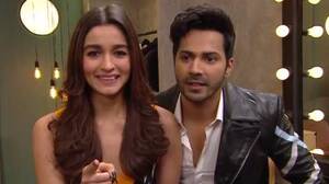 Alia Porn - KWK: Varun talks about porn while Alia calls Ranbir a gossip-monger