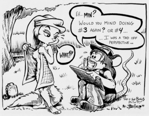 Animaniacs Minerva Mink Porn Comics - Rule 34 - 1999 animaniacs beiro breasts comic crosshatching drawing english  text female male minerva mink mink monochrome nipples nude outdoors tagme  text towel | 372615