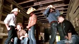 Bar Cowboy Gay Porn - OrgÃ­a entre cowboys - Pichaloca.com