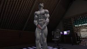 Buff Anthro Male Solo Porn - Buff Furry Alone Time - ThisVid.com