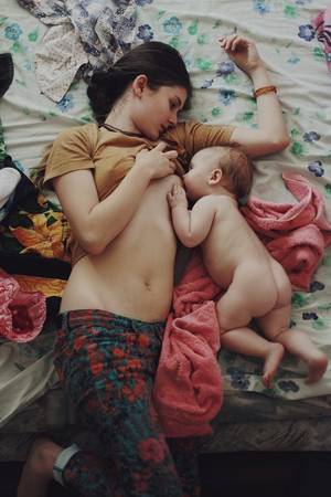 Breastfeeding Mom - I miss breast feeding, a beautiful connection. my two loves, nirrimi & alba.