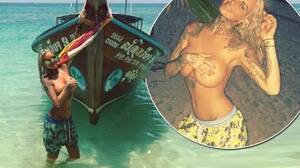 hairy naturist beach - Jemma Lucy strips topless on holiday in Thailand as she continues to ignore  Gaz Beadle drama - Mirror Online