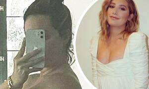 Jennifer Ashley Tisdale Porn - Pregnant Ashley Tisdale goes nude in mirror snap as she showcases her  growing baby bump | Daily Mail Online