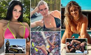 Kim Fields Porn - Who are the sportswomen earning the most money on OnlyFans? MMA fighters,  Olympic athletes... and a racing driver-turned pornstar! | Daily Mail Online