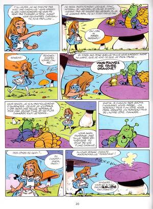 Alice French Comic - Alice big and small: Alice Au Pays Des Merveilles - French Comic by Dany