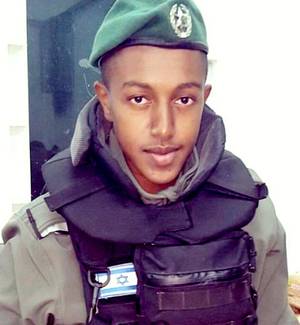 April Solomon Porn - Border Policeman Staff Sergeant Solomon Gavriya was killed in the attack  (Photo: Israel Police