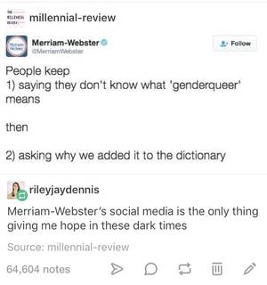 Bisexual Humor Meme - I need to get me an update Merriam-Webster!