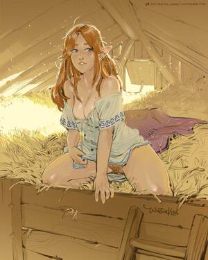 Adult Malon Porn - Malon's haybed [The Legend of Zelda] (WintonKidd) free hentai porno, xxx  comics, rule34 nude art at HentaiLib.net