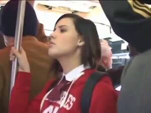 fingering a cheerleader - Young Brunette cheerleader fingered and fondled on public transportation,  Seasons - PeekVids