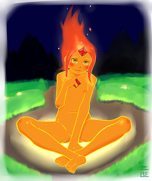 Flame Princess Adventure Time Porn Footjob - Rule 34 - adventure time barefoot blush colored skin elemental feet female  female female only fire fire elemental flame hair flame princess flaming  hair forehead jewel gem golden eyes hair up legs