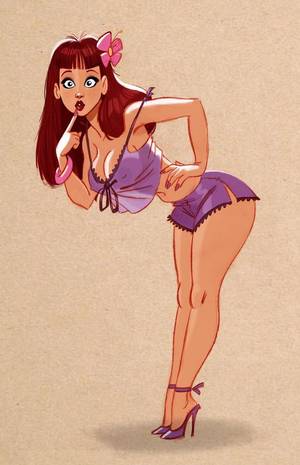 Cartoon Pinup Porn - Office Girl Cartoon Pin Up | Pin Up Girls â€¢ Pedro Perez (via Pin Up