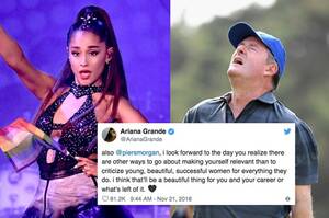 ariana grande hot naked lesbian sex - Ariana Grande Dragged Piers Morgan On Twitter So Hard I Audibly Gasped