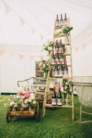 Ladder Tutu Porn - A Gorgeous Vintage Garden Wedding by Catherine Cattanach Photography -  Paper & Lace