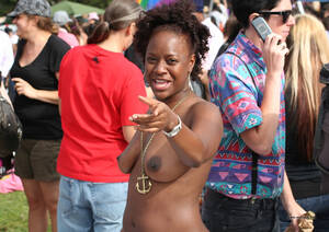 black ebony public nudity - 