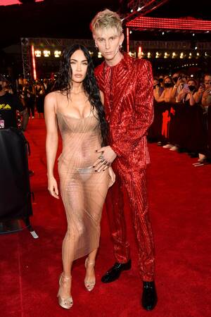 Megan Fox Ass Sex - Machine Gun Kelly, Megan Fox, Connor McGregor at MTV VMAs