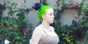 Big Tit Schoolgirl Anal - Billie Eilish Responds to Bodyshamers Attacking Her for Tank Top Photo