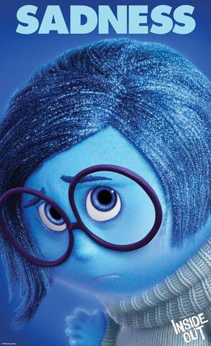 Inside Out Joy Chibi Porn - The first character poster from Disney/Pixar's 'Inside Out': Sadness