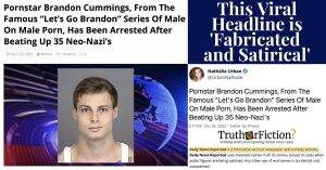 Arrest Brandon Cummings Porn - Pornstar Brandon Cummings â€¦ Arrested After Beating Up 35...