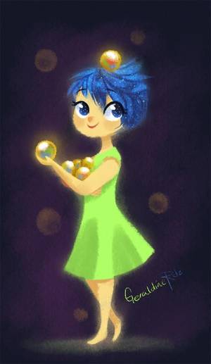 Inside Out Joy Chibi Porn - Joy from Inside Out by Geraldine Rodriguez for Sketch Dailies