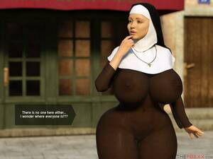 3d nun sex - 3D : The Foxxx- Lily's First Day as a Nun Porn Comic | HD Porn Comics