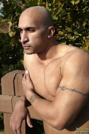 bald latin nude - Bald latin muscle man Rico