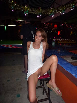 free bar upskirt - Pic #1 Pantieless Girl: *PU Upskirts In Samui Bars - Part 3 -