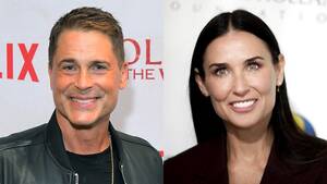 Demi Moore Porn - Rob Lowe recalls filming his 'About Last Night' sex scenes with Demi Moore:  It's 'very boring'