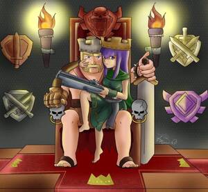 Barbarian King Queen Porn - Royal champion clash of clans - 75 photo