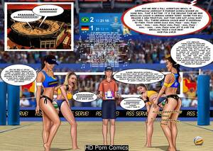 beach volleyball girls fuck lesbian - FIVB Beach Volleyball Womens World Championship comic porn | HD Porn Comics