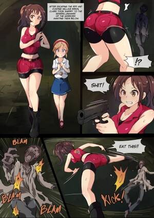 Claire Redfield Cartoon Porn - RE Claire and Sherry - Comic Porn XXX