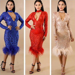 Formal Women Porn - 2018 New Fashion Wholesale Women Clothing Bodycon Porn Tight Sexy Sequin  Dress