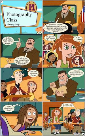 Kim Possible Group Porn - Kim Possible- Photography Class - Porn Cartoon Comics