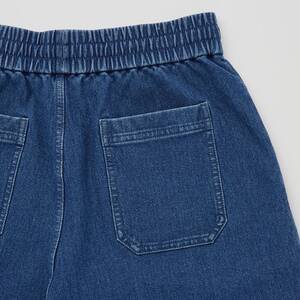 jeans shorts - WOMEN'S DENIM JERSEY SHORTS | UNIQLO PH