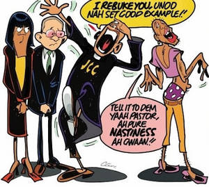 Jamaican Cartoon Porn - In part 1 on sister blog Gay Jamaica Watch we looked at the series of  cartoons coming from Clovis, resident cartoonist for the Jamaica Observer  who has come ...