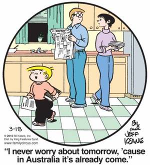 Classic Porn Family Cirus Comics - The Family Circus strip for March 2015