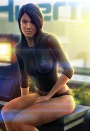 Mass Effect Ashley Lesbian Porn - Ashley Williams by brinx-II.deviantart.com on @DeviantArt