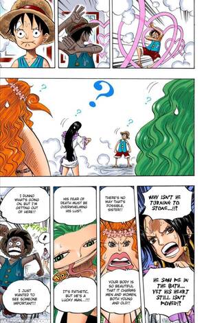 Boa Hancock One Piece Porn Fapping - Did someone point this out yet? Luffy had a nosebleed spying on Nami, but  when he saw Boa.. : r/OnePiece