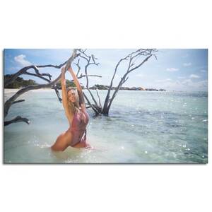 looking nude beach - USANGLERS Nude Bikini Girl Fitness Model Poster Hot Girl Posters Canvas  Prints Bedroom Bathroom Porn Poster Wall Art For Home Office Bathroom  Decorations Unframed 36\