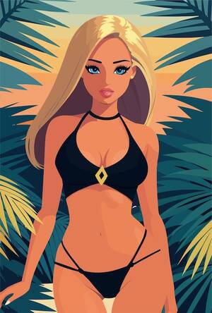 exotic naked beach - Ai nude girl Vectors & Illustrations for Free Download | Freepik