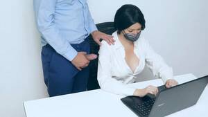 Desk Sex Women - Fucking office manager. Gave to fuck legs, boobs, And loudly orgasmed from  anal sex watch online