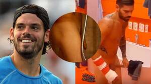 big dick celebrities exposed - Austrian Pro Tennis Player Daniel KÃ¶llerer big dick exposed in Celebrity Big  Brother | My Own Private Locker Room