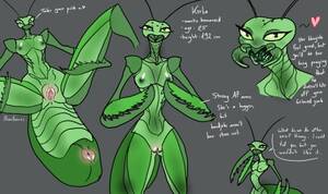 Mantis Girl Porn - Rule34 - If it exists, there is porn of it / insect_mouth