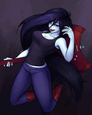 Adventure Time Marceline Tits - I Drew Marceline! : r/adventuretime