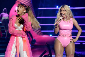 Ariana Grandes Tight Pussy - Ariana Grande adresses Nicki Minaj feud rumours over album release date  change | Girlfriend