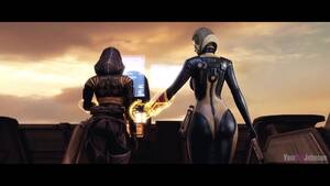 Mass Effect 3 Tali Porn - Tali becomes Curious about EDI's huge cock, Pt.1 / Tali fica curioso sobre  o enorme pau de EDI, Pt. 1 - XVIDEOS.COM