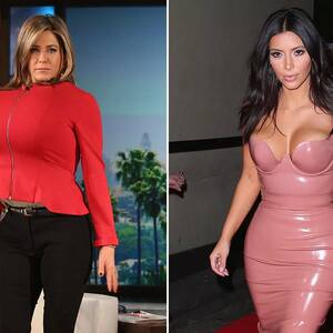 jennifer aniston big tits - Jennifer Aniston channels Kim Kardashian with big-boobed Ellen DeGeneres  Show appearance - Mirror Online